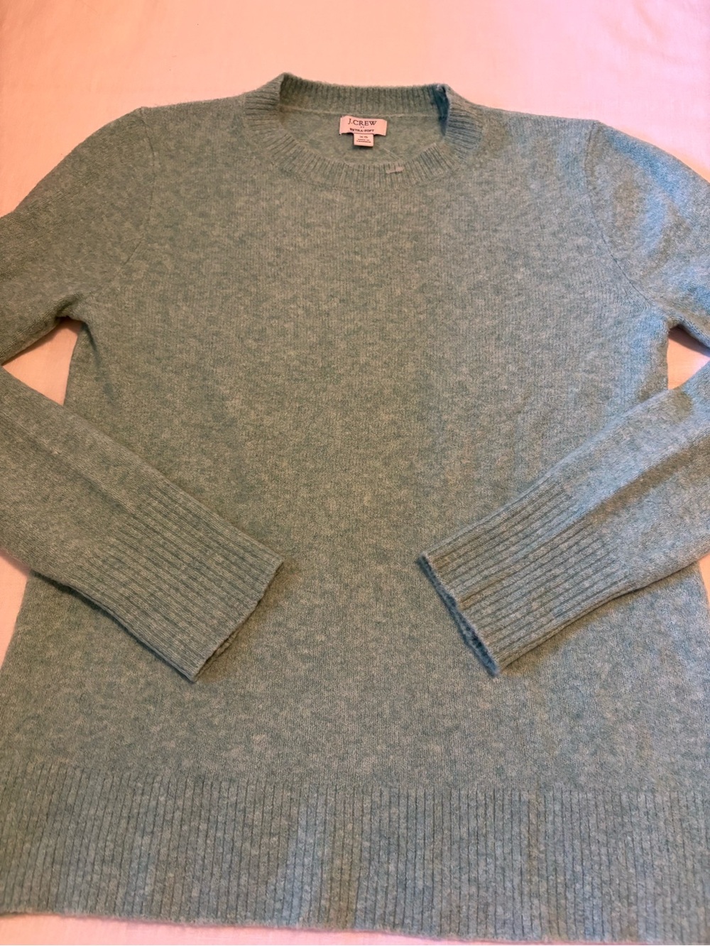 J. Crew factory womens Light Seafoam Crewneck Sweater